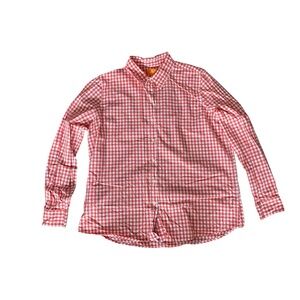 Pinkish/Red Checkered Button Down Shirt